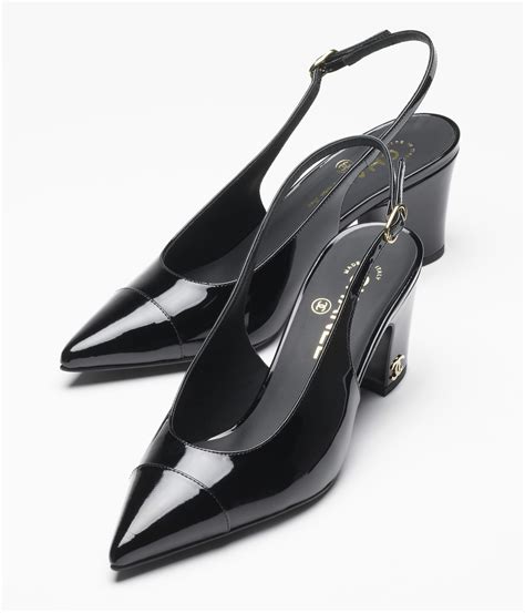 slingback chanel black|chanel slingback online shop.